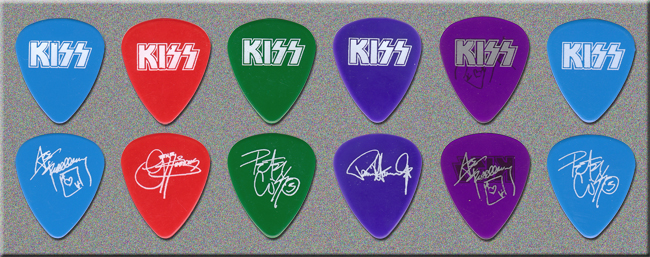 KISS Farewell Tour Prototype Guitar Picks