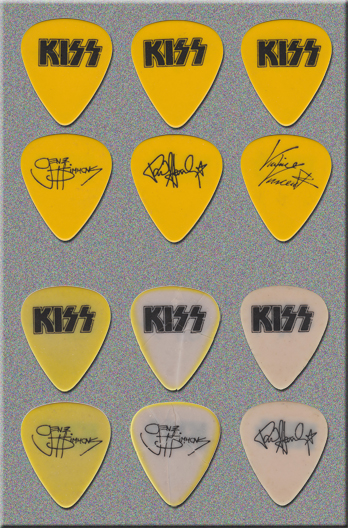 KISS Lick It Up Tour Guitar Picks