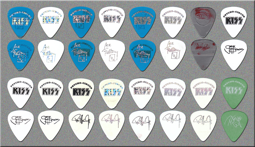 KISS Psycho Circus Tour Guitar Picks